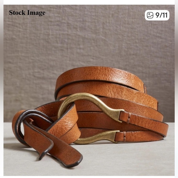 LAST ONE! Sundance Horseshoe Wrap Belt II, NWT, Large, Color: “Saddle” - Picture 14 of 16